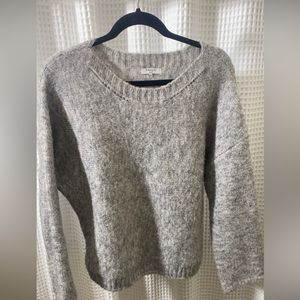 Size small. Brand is FRNCH. Mixed grey sweater. Perfect condition.